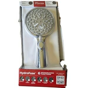Pfister HydroFuse 6-Spray Wall Mount Handheld Shower Head Polished Chrome
